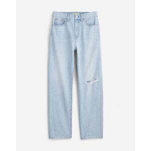 Madewell The Tall 90s Straight Classic Crop Jean Fitzgerald Wash Casual T28 NWT